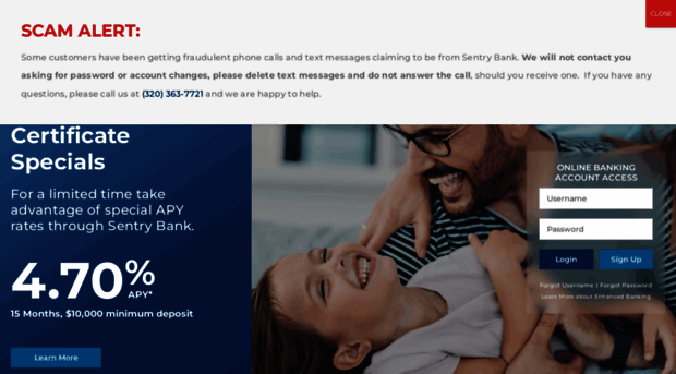 mysentrybank.com