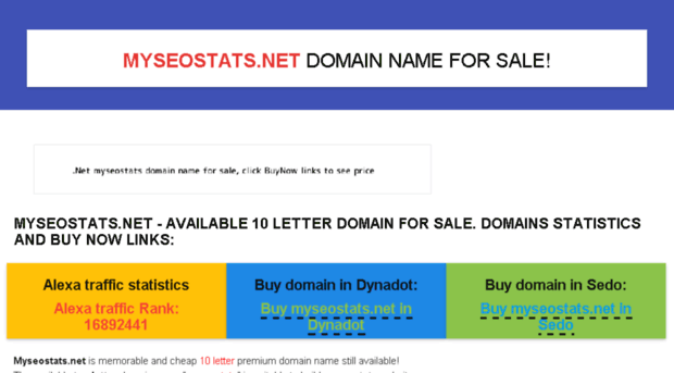 myseostats.net