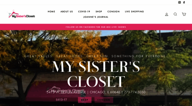 mysistersclosetchicago.com