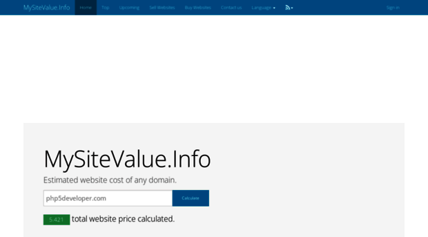 mysitevalue.info