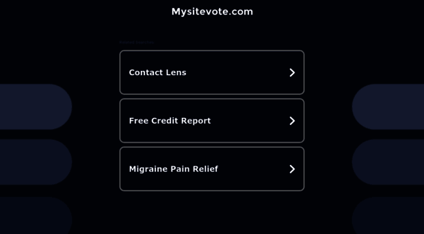 mysitevote.com