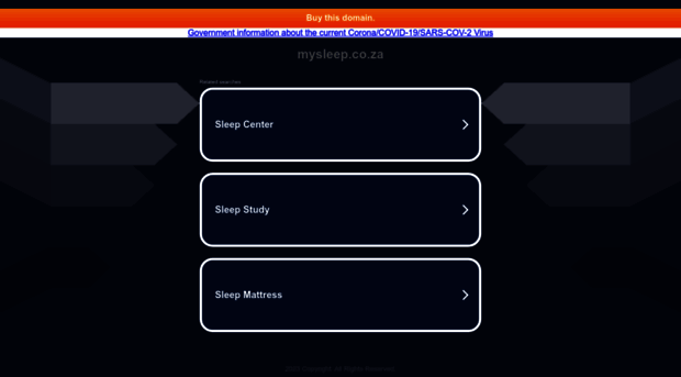 mysleep.co.za