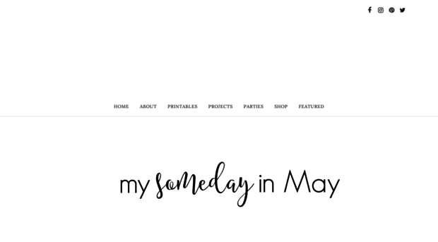 mysomedayinmay.com