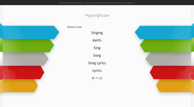 mysongfa.pw