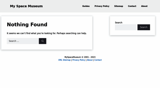 myspacemuseum.com