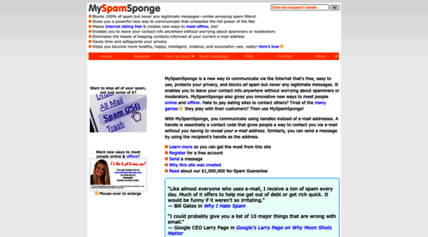 myspamsponge.com