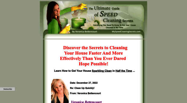 myspeedcleaningsecrets.com