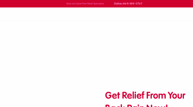 myspinerelief.com