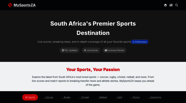 mysportsza.co.za