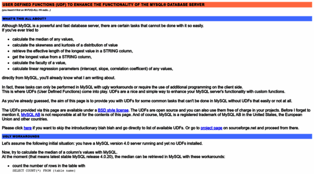 mysql-udf.sourceforge.net