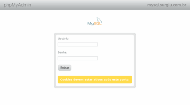 mysql.surgiu.com.br