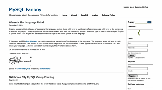 mysqlfanboy.com