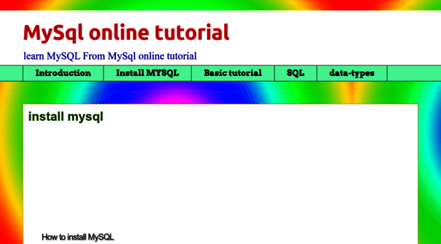 mysqlonlinetutorial.blogspot.com