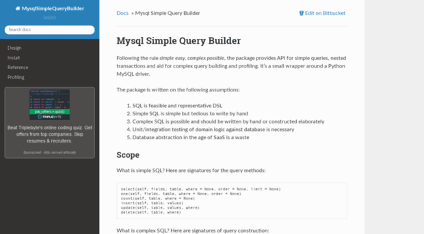 mysqlsimplequerybuilder.readthedocs.io