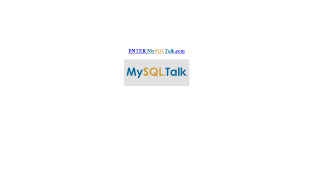 mysqltalk.com