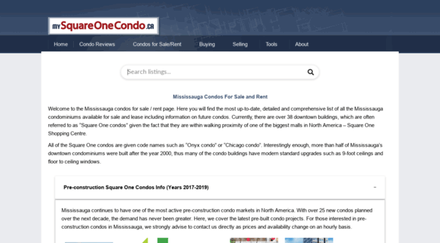 mysquareonecondosearch.ca