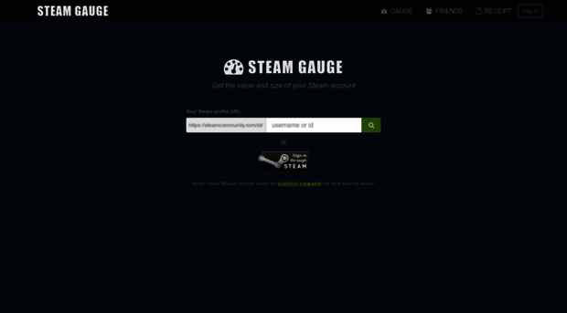 mysteamgauge.com