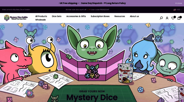 mysterydicegoblin.com