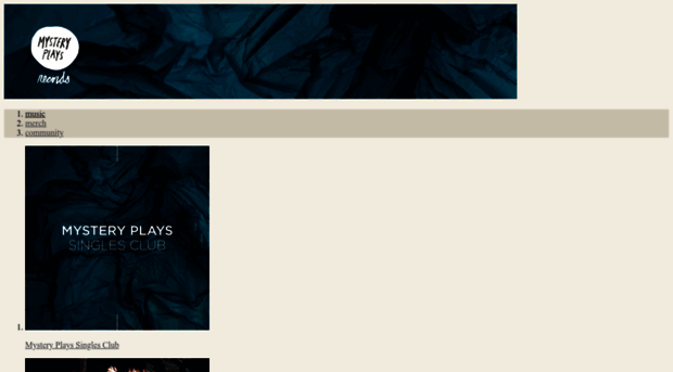 mysteryplaysrecords.com