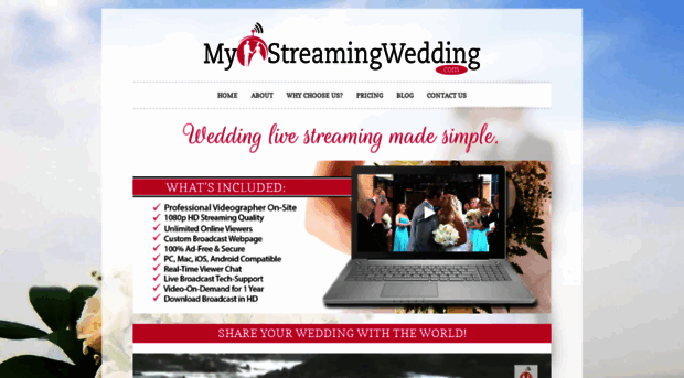 mystreamingwedding.com