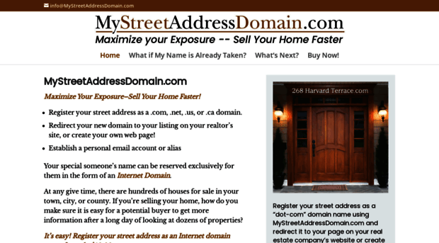 mystreetaddressdomain.com