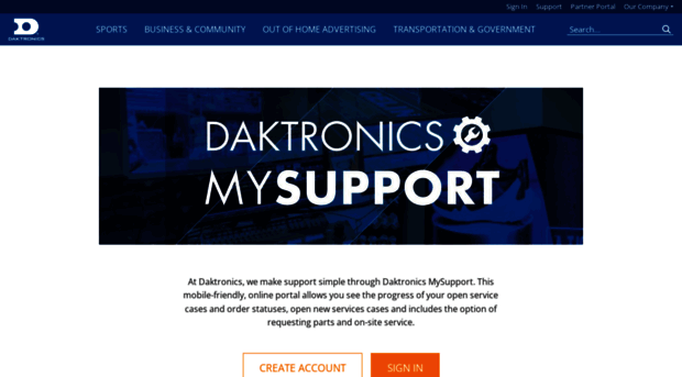 mysupport.daktronics.com