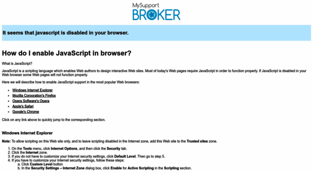 mysupportbroker.com