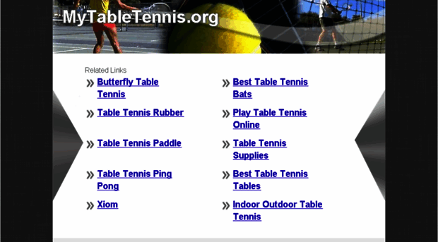 mytabletennis.org