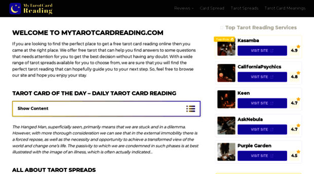 mytarotcardreading.com