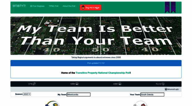 myteamisbetterthanyourteam.com