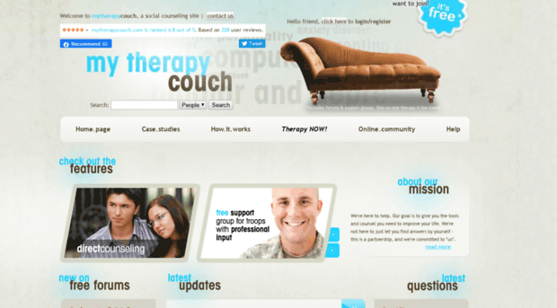 mytherapycouch.com