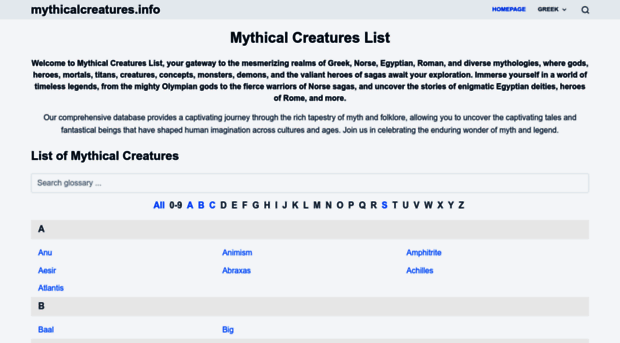 mythicalcreatures.info