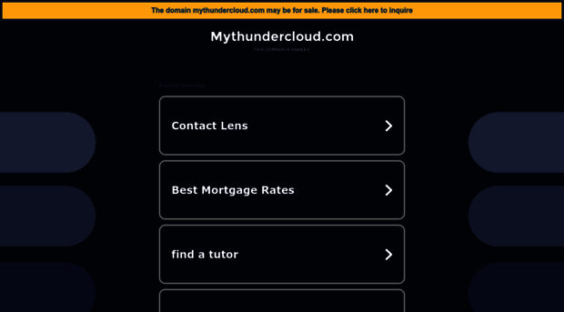 mythundercloud.com