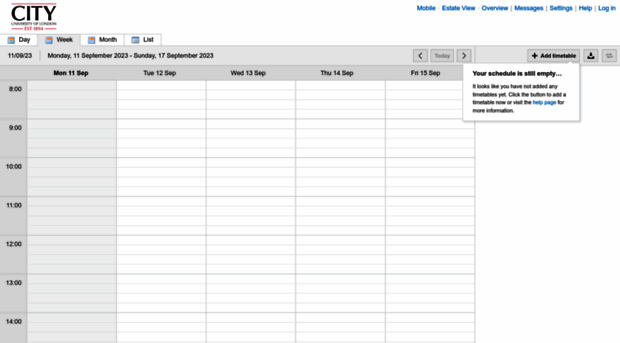 mytimetable.city.ac.uk