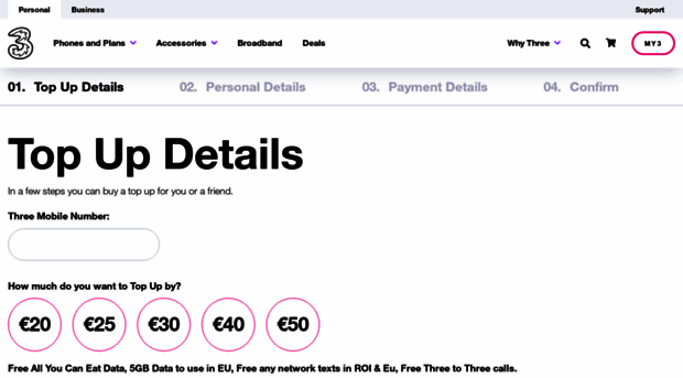 mytopup.three.ie
