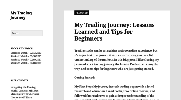 mytradingjourney.blog