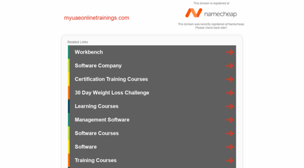 myuaeonlinetrainings.com