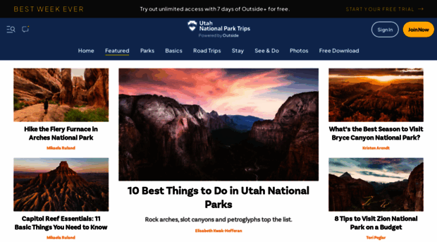 myutahparks.com