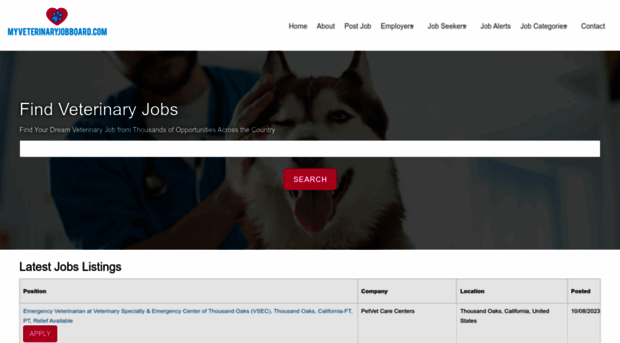 myveterinaryjobboard.com