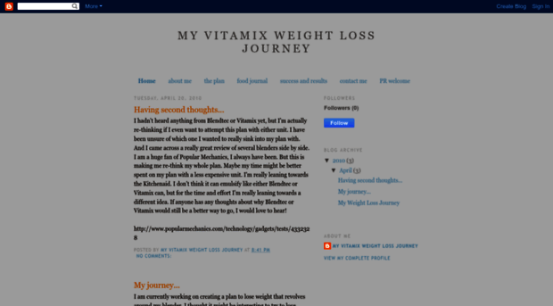 myvitamixweightlossjourney.blogspot.com