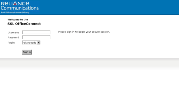 myvpn.reliancecommunications.com