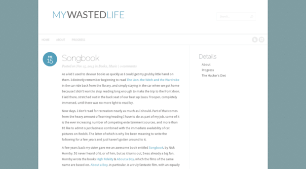 mywastedlife.com