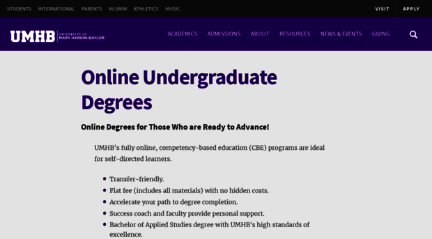 myway.umhb.edu