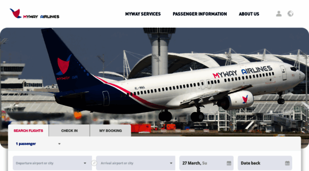 mywayairlines.com