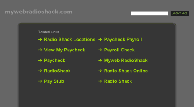 mywebradioshack.com