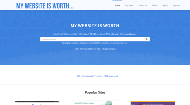 mywebsiteisworth.com