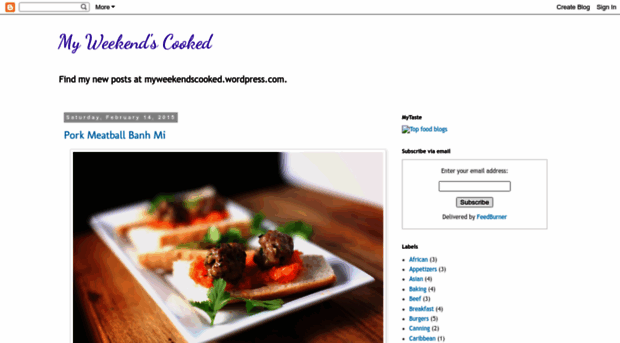myweekendscooked.blogspot.com
