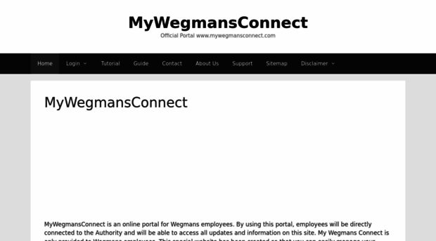 mywegmansconnect.us