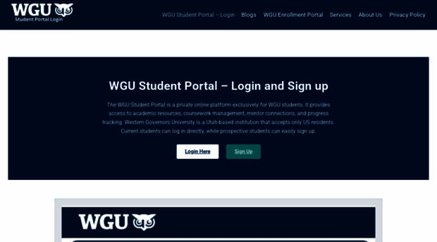 mywgustudentportal.com