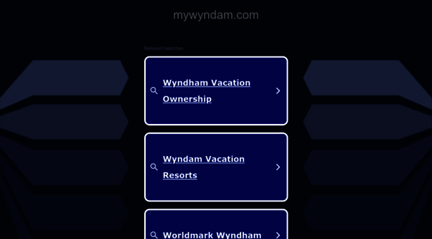 mywyndam.com